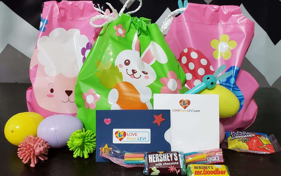 LovefromLevi Passing Out Easter Treats to Stead Family Hospital