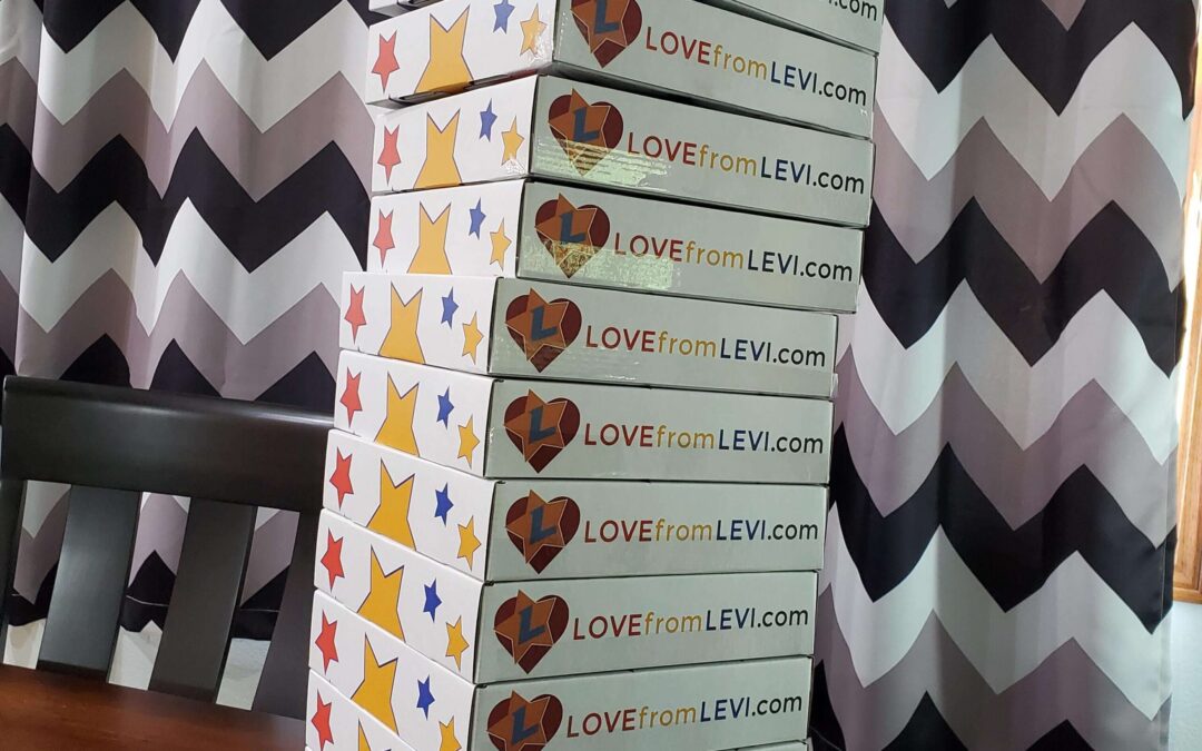 Fulfilling lots of LovefromLevi hospital book orders